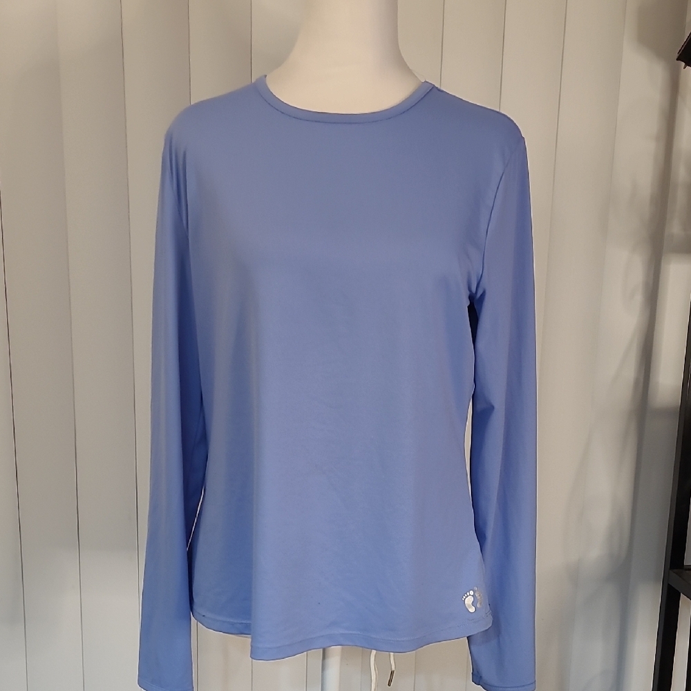 Hang Ten Women's Blue Swim Top